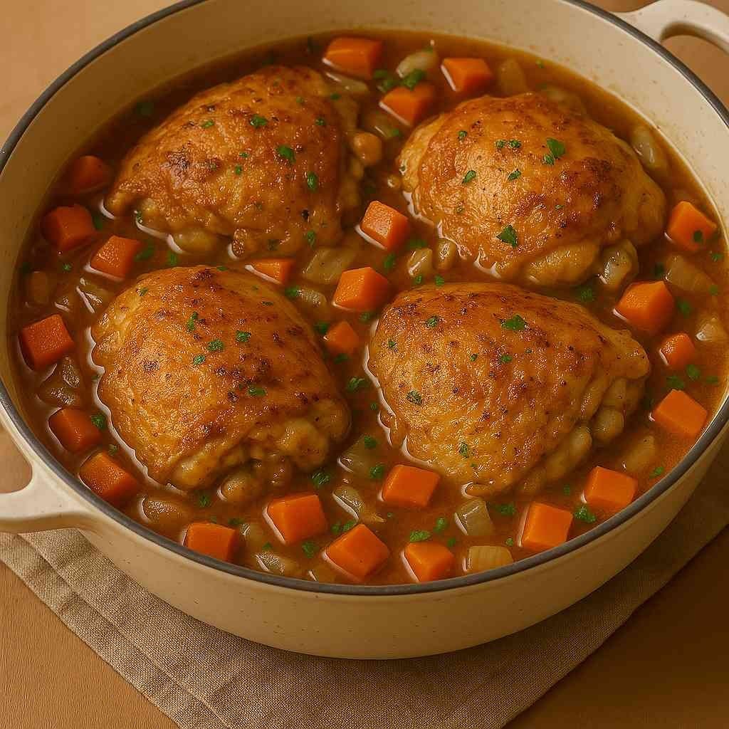 Stoved Chicken Recipe (One-Pot Stovetop Comfort) - Chickens